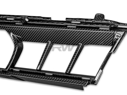 RW Carbon BMW G05 X5 LCI OEM Style CF Center Bumper Trim-Exterior-Silicon Valley Bimmer