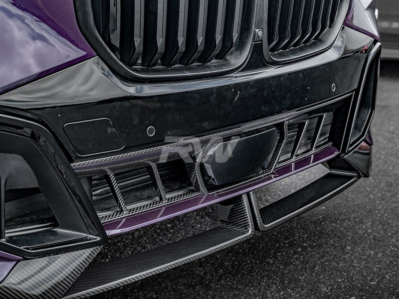 RW Carbon BMW G05 X5 LCI OEM Style CF Center Bumper Trim-Exterior-Silicon Valley Bimmer