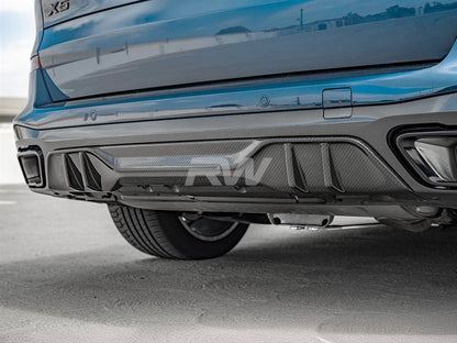 RW Carbon BMW G05 X5 Performance Style CF Rear Diffuser-Exterior-Silicon Valley Bimmer