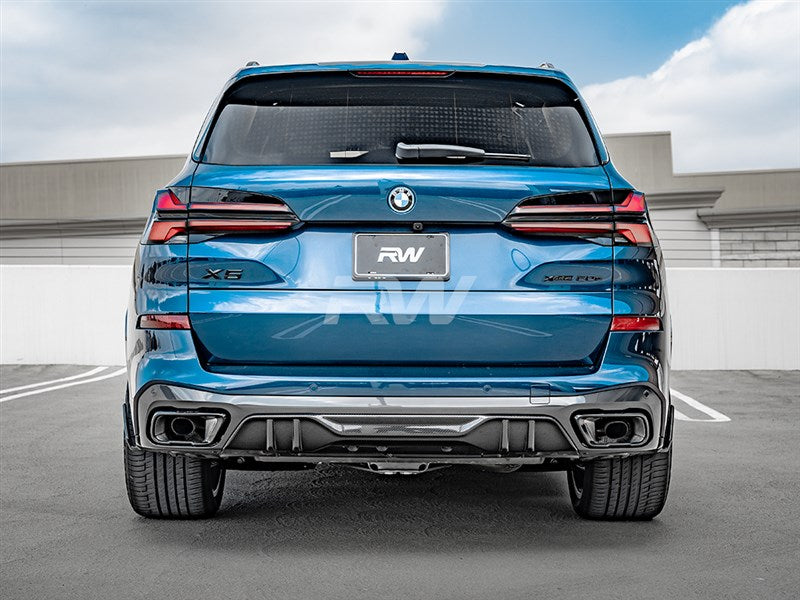 RW Carbon BMW G05 X5 Performance Style CF Rear Diffuser-Exterior-Silicon Valley Bimmer