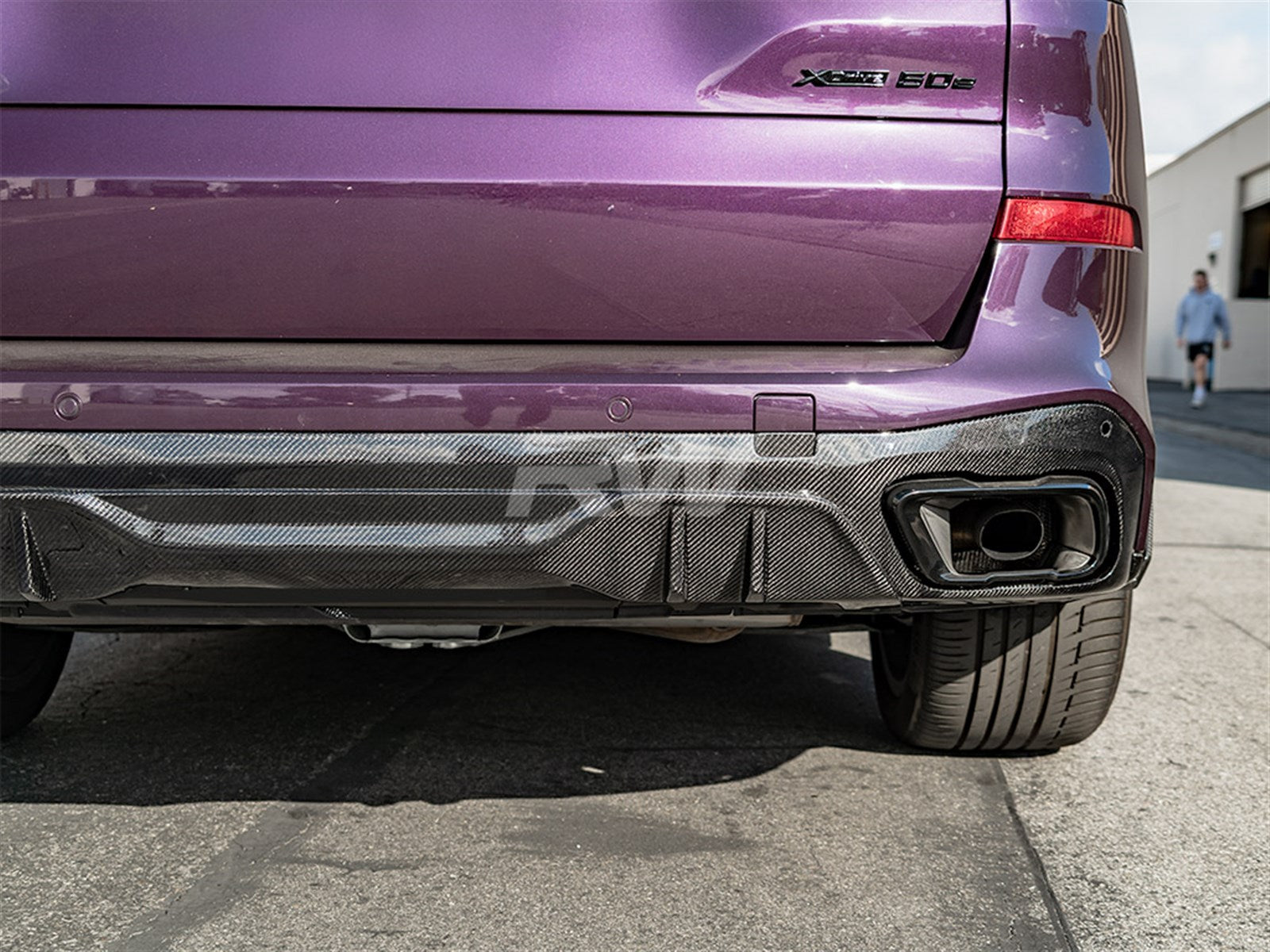 RW Carbon BMW G05 X5 RWS Carbon Fiber Rear Diffuser-Exterior-Silicon Valley Bimmer