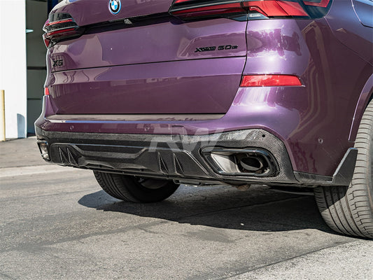 RW Carbon BMW G05 X5 RWS Carbon Fiber Rear Diffuser-Exterior-Silicon Valley Bimmer