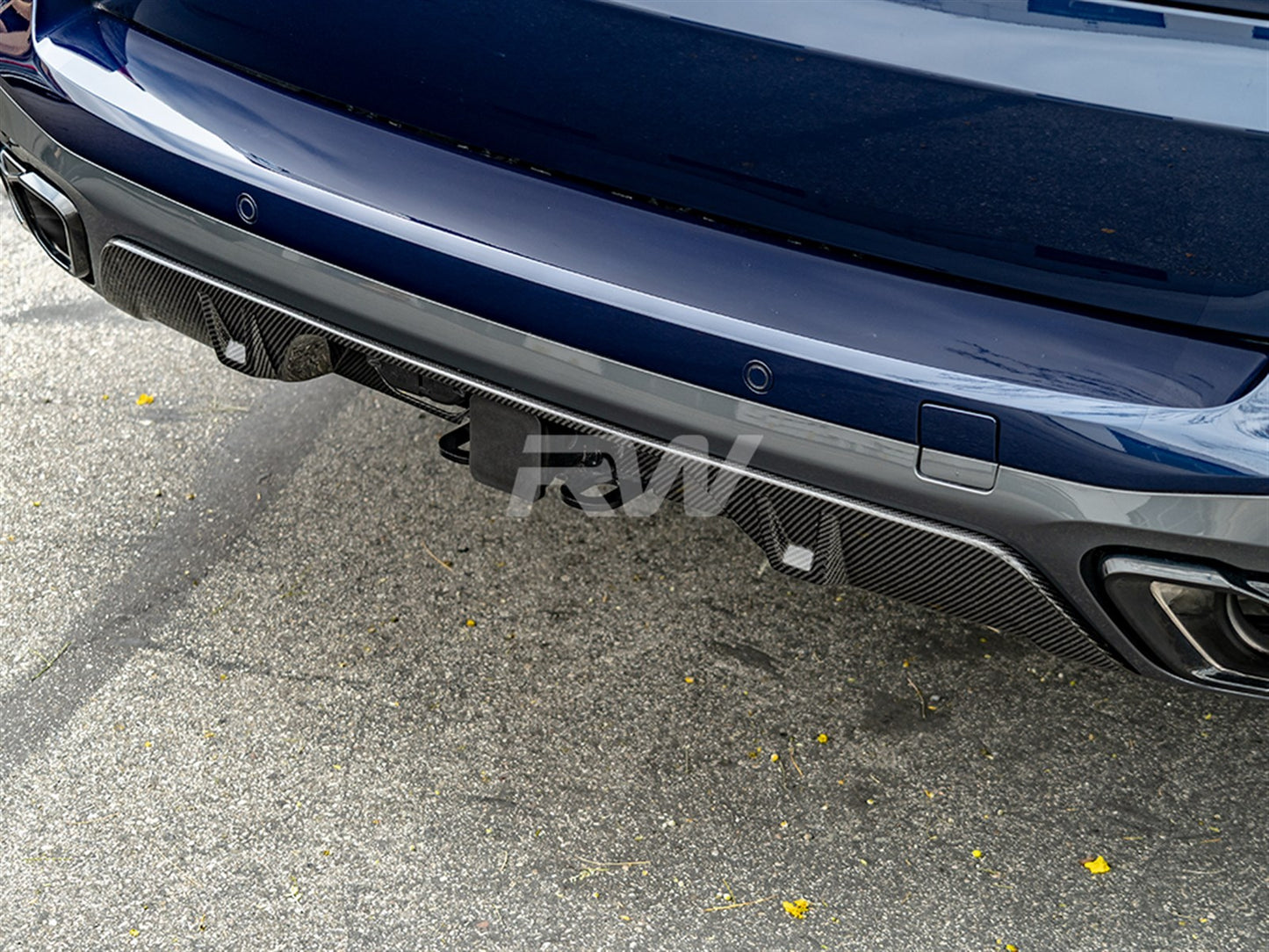 RW Carbon BMW G05 X5 Tow Package Carbon Fiber Diffuser-Exterior-Silicon Valley Bimmer