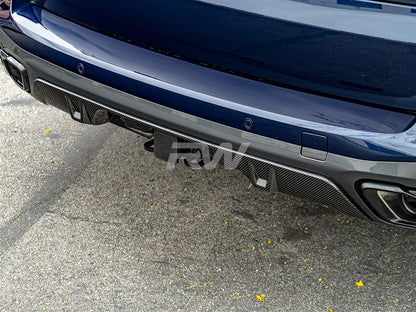 RW Carbon BMW G05 X5 Tow Package Carbon Fiber Diffuser-Exterior-Silicon Valley Bimmer