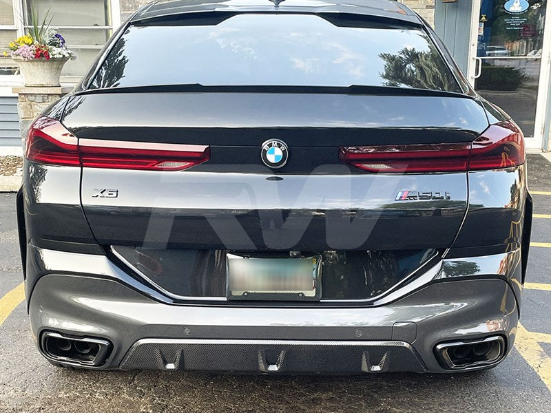 RW Carbon BMW G06 X6 Carbon Fiber Diffuser-Exterior-Silicon Valley Bimmer