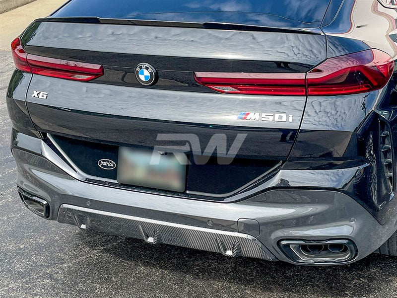 RW Carbon BMW G06 X6 Carbon Fiber Diffuser-Exterior-Silicon Valley Bimmer
