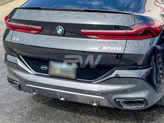 RW Carbon BMW G06 X6 Carbon Fiber Diffuser-Exterior-Silicon Valley Bimmer