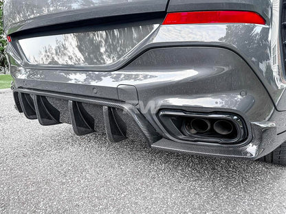 RW Carbon BMW G06 X6 DTM Carbon Fiber Diffuser-Exterior-Silicon Valley Bimmer