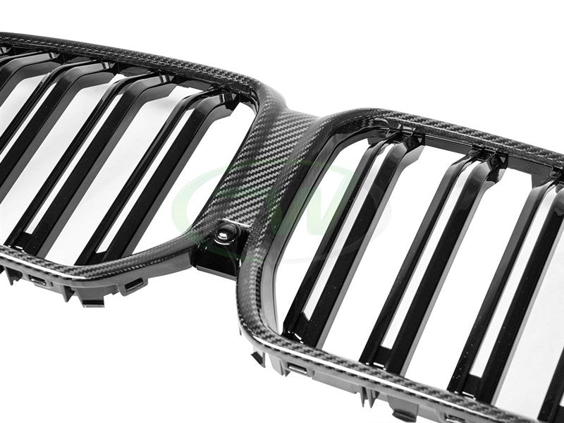 RW Carbon BMW G06 X6 F96 X6M CF Grille Replacement-Exterior-Silicon Valley Bimmer