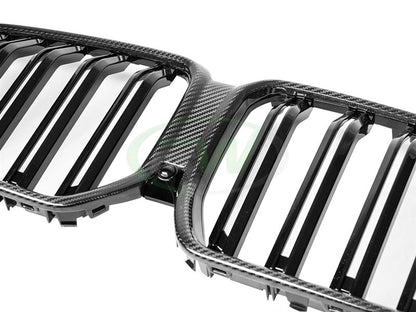 RW Carbon BMW G06 X6 F96 X6M CF Grille Replacement-Exterior-Silicon Valley Bimmer
