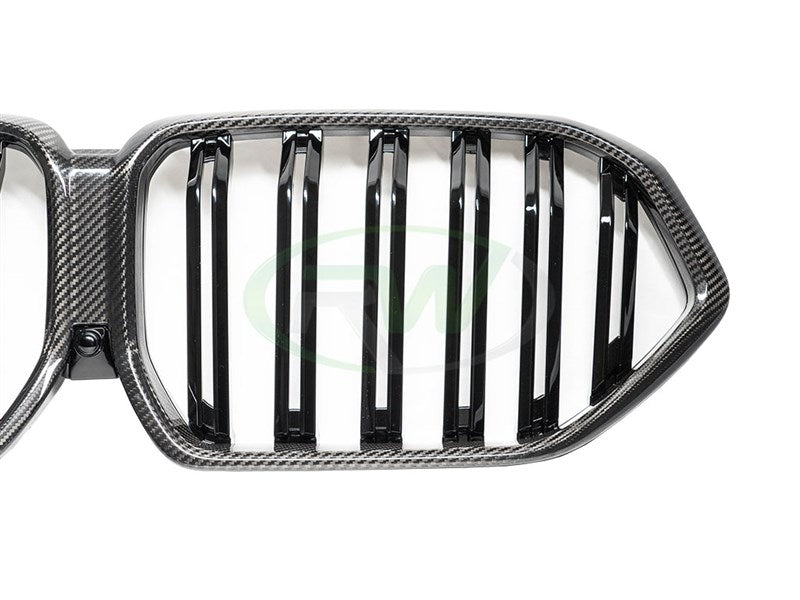 RW Carbon BMW G06 X6 F96 X6M CF Grille Replacement-Exterior-Silicon Valley Bimmer