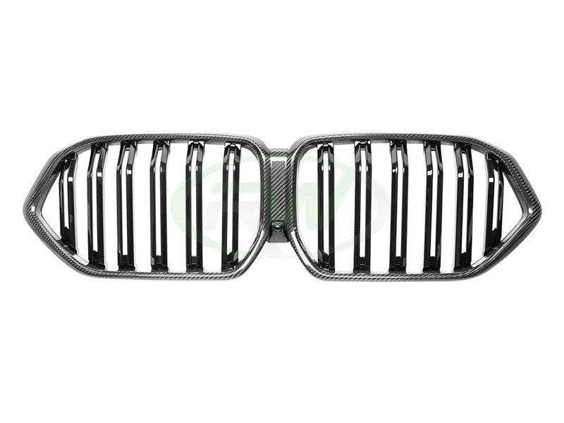 RW Carbon BMW G06 X6 F96 X6M CF Grille Replacement-Exterior-Silicon Valley Bimmer