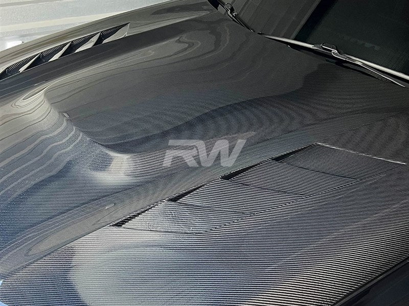 RW Carbon BMW G06 X6 F96 X6M Carbon Fiber Hood-Exterior-Silicon Valley Bimmer