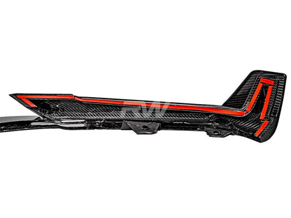 RW Carbon BMW G06 X6 LCI Performance Style CF Front Lip-Exterior-Silicon Valley Bimmer