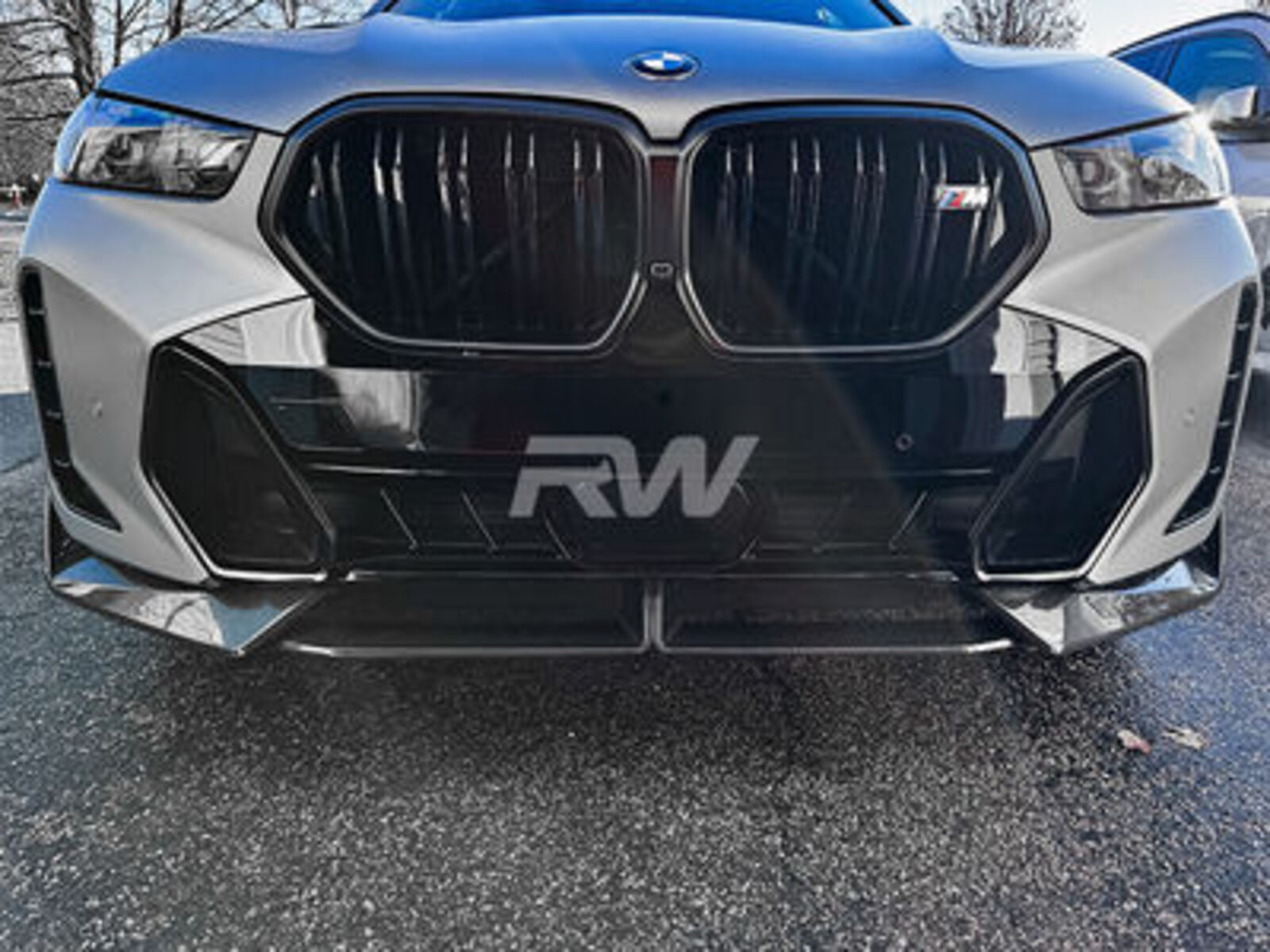 RW Carbon BMW G06 X6 LCI Performance Style CF Front Lip-Exterior-Silicon Valley Bimmer