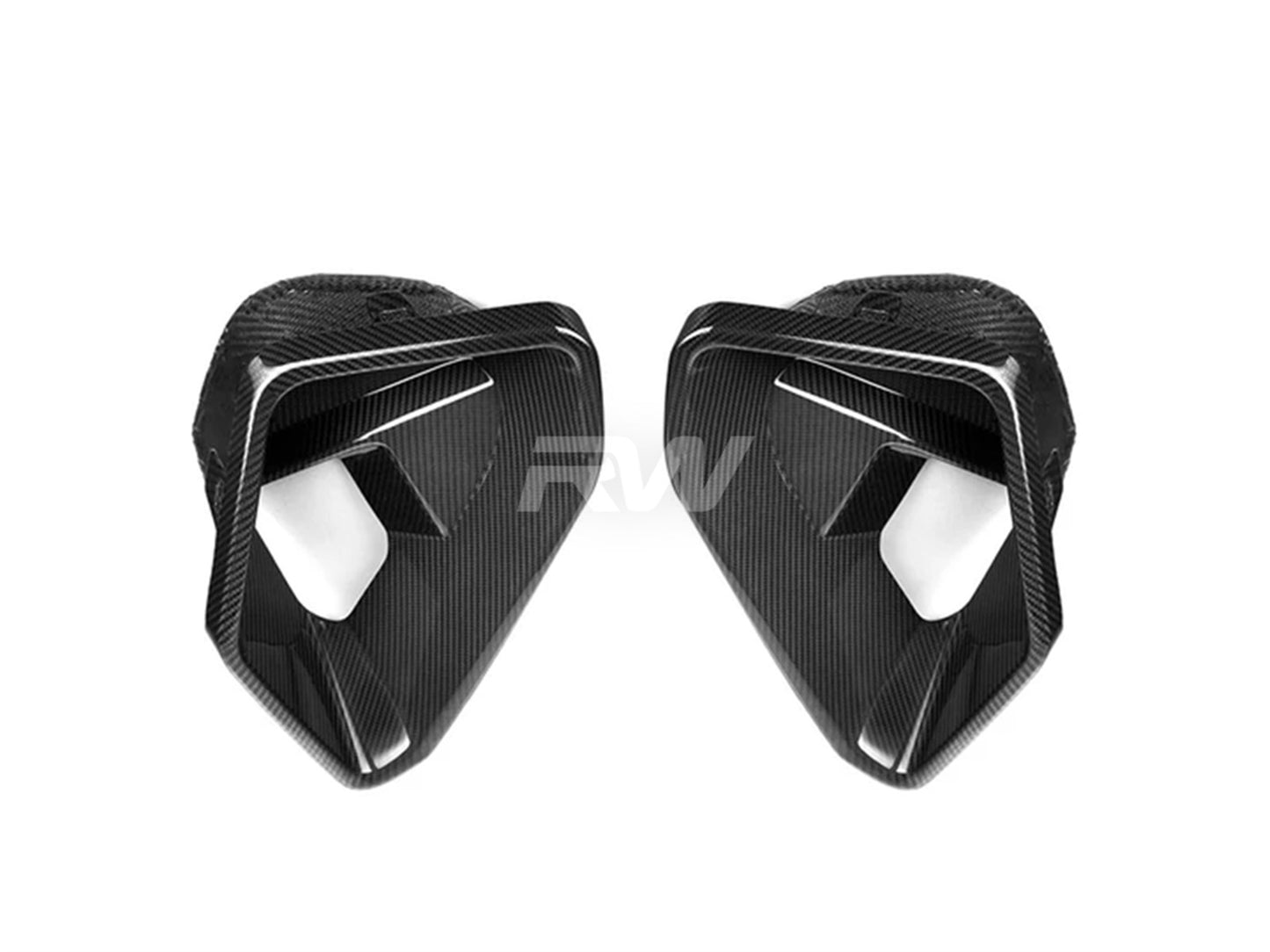 RW Carbon BMW G06 X6 M-Sport LCI CF Front Bumper Air Vents-Exterior-Silicon Valley Bimmer