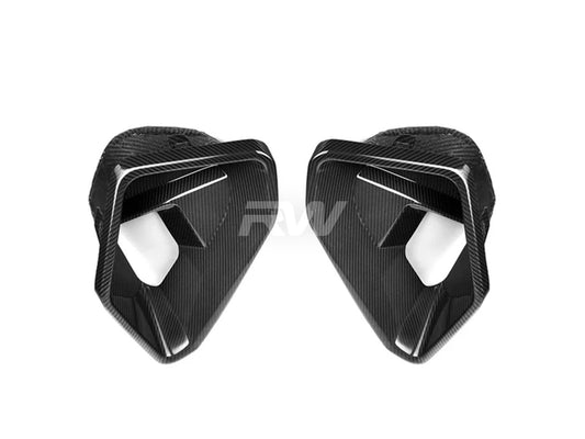 RW Carbon BMW G06 X6 M-Sport LCI CF Front Bumper Air Vents-Exterior-Silicon Valley Bimmer
