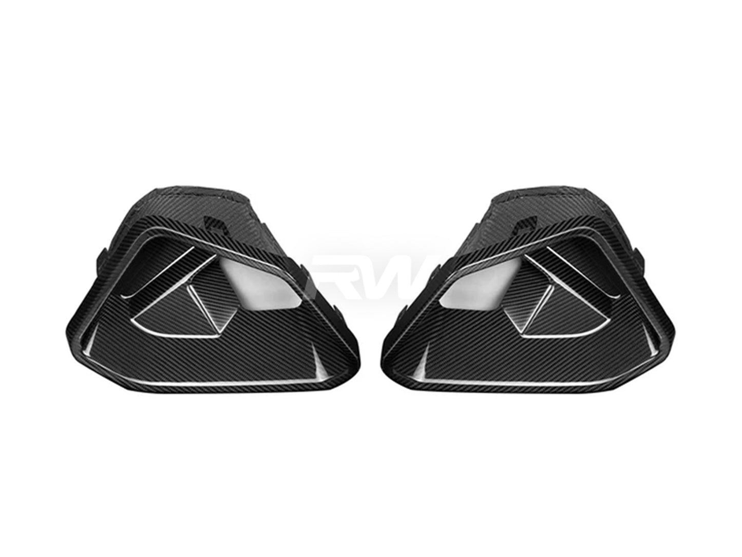 RW Carbon BMW G06 X6 M-Sport LCI CF Front Bumper Air Vents-Exterior-Silicon Valley Bimmer