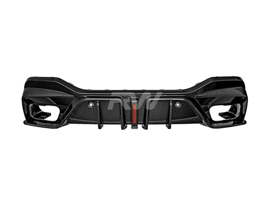 RW Carbon BMW G06 X6 SQ Carbon Fiber Diffuser-Exterior-Silicon Valley Bimmer