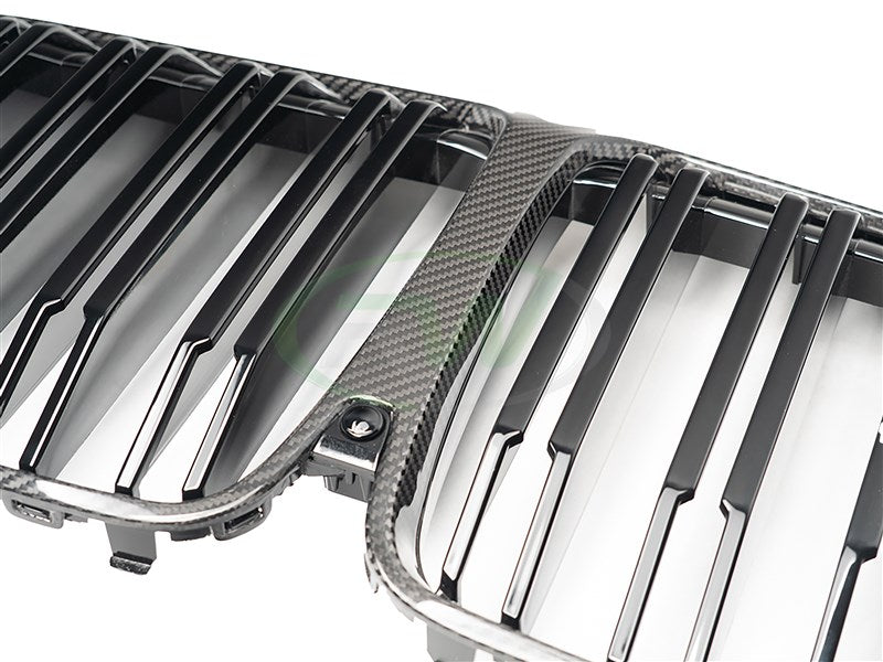 RW Carbon BMW G07 X7 Carbon Fiber Grille Replacement-Exterior-Silicon Valley Bimmer