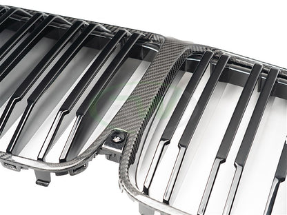 RW Carbon BMW G07 X7 Carbon Fiber Grille Replacement-Exterior-Silicon Valley Bimmer