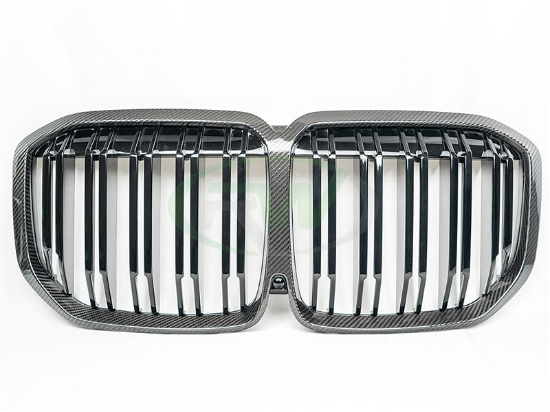 RW Carbon BMW G07 X7 Carbon Fiber Grille Replacement-Exterior-Silicon Valley Bimmer