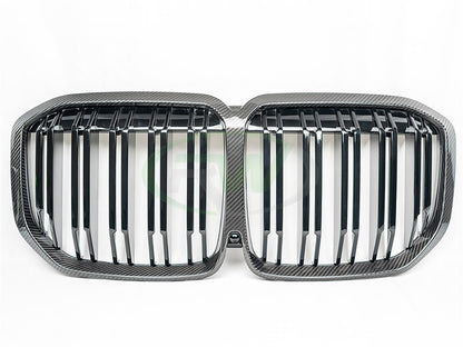 RW Carbon BMW G07 X7 Carbon Fiber Grille Replacement-Exterior-Silicon Valley Bimmer