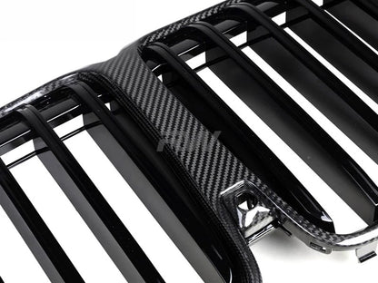 RW Carbon BMW G07 X7 LCI Carbon Fiber Grilles-Exterior-Silicon Valley Bimmer