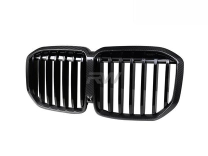 RW Carbon BMW G07 X7 LCI Carbon Fiber Grilles-Exterior-Silicon Valley Bimmer