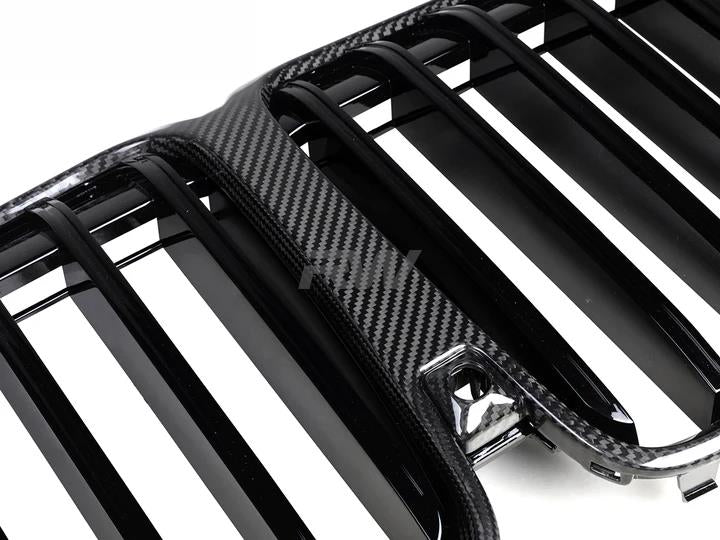 RW Carbon BMW G07 X7 LCI Carbon Fiber Grilles-Exterior-Silicon Valley Bimmer