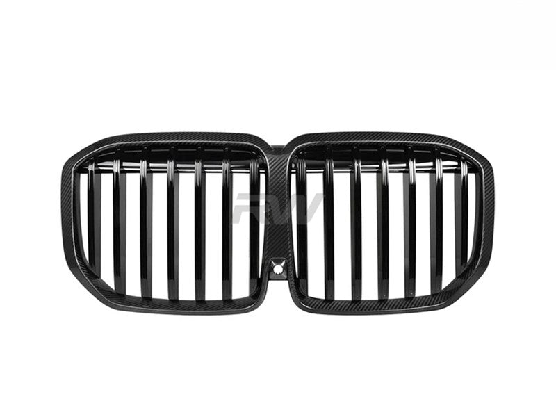 RW Carbon BMW G07 X7 LCI Carbon Fiber Grilles-Exterior-Silicon Valley Bimmer