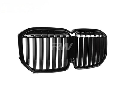 RW Carbon BMW G07 X7 LCI Glazing Black Front Grilles-Exterior-Silicon Valley Bimmer