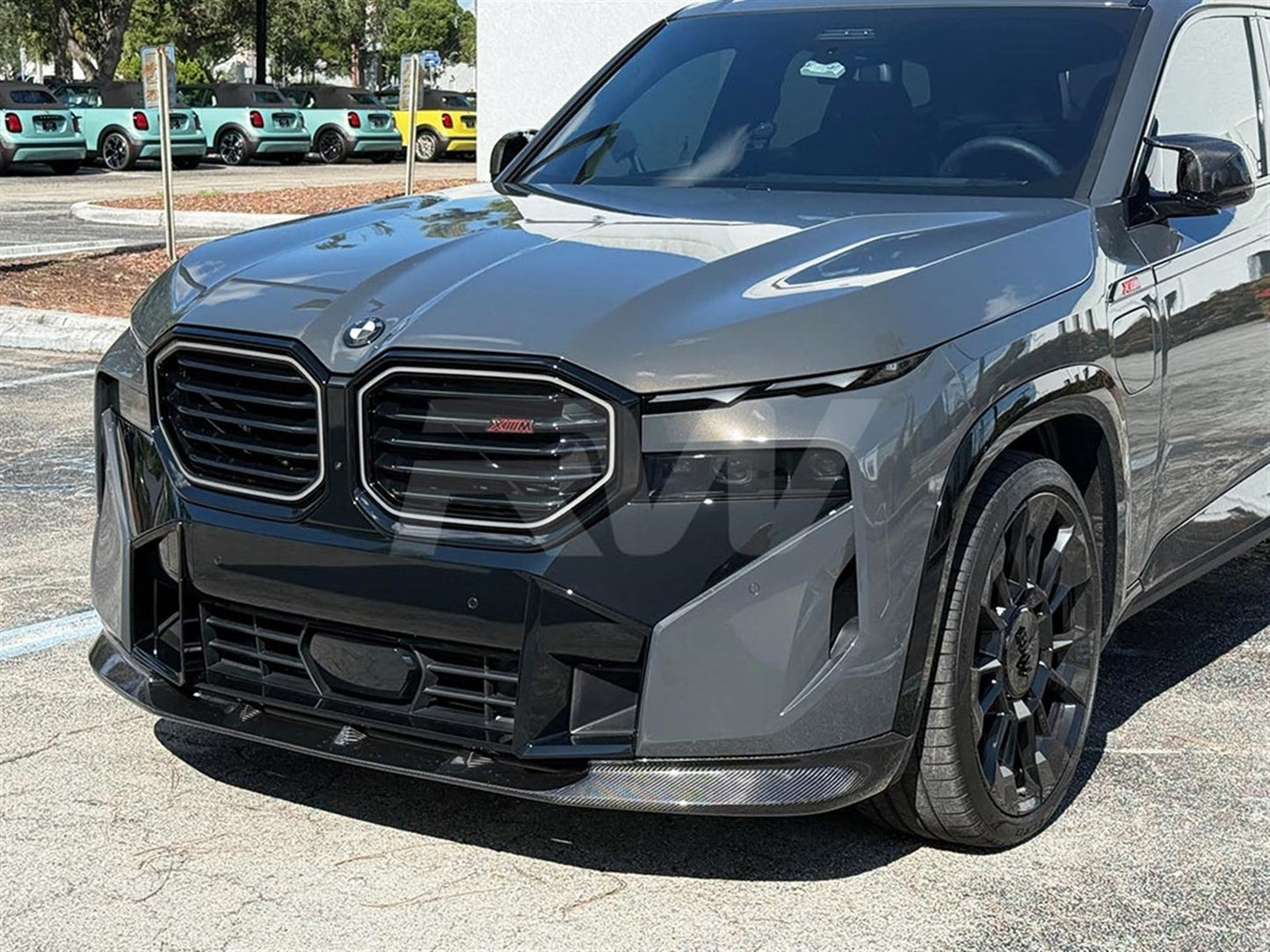 RW Carbon BMW G09 XM 3D Style Carbon Fiber Front Lip-Exterior-Silicon Valley Bimmer