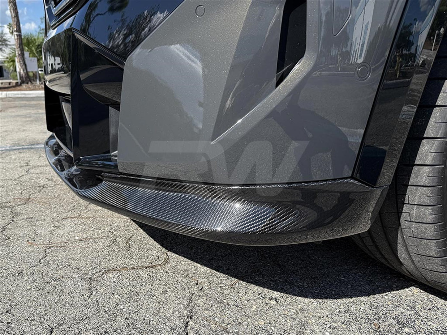 RW Carbon BMW G09 XM 3D Style Carbon Fiber Front Lip-Exterior-Silicon Valley Bimmer
