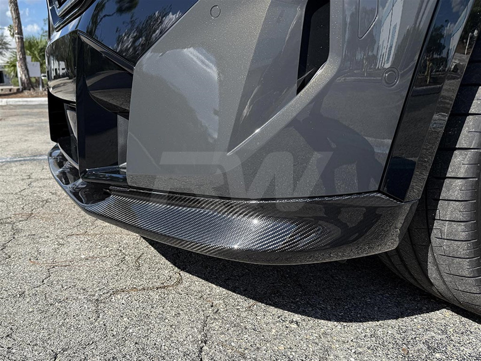 RW Carbon BMW G09 XM 3D Style Carbon Fiber Front Lip-Exterior-Silicon Valley Bimmer