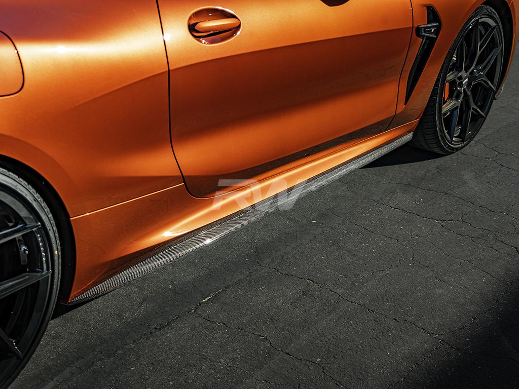 RW Carbon BMW G14 G15 F91 F92 Coupe/Vert Perf Style CF Side Skirts-Exterior-Silicon Valley Bimmer