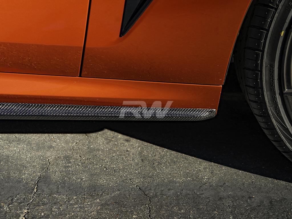 RW Carbon BMW G14 G15 F91 F92 Coupe/Vert Perf Style CF Side Skirts-Exterior-Silicon Valley Bimmer