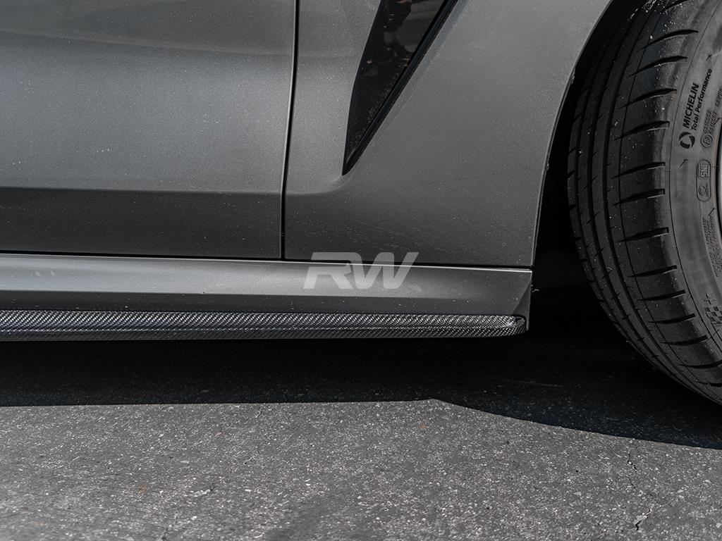 RW Carbon BMW G14 G15 F91 F92 Coupe/Vert Perf Style CF Side Skirts-Exterior-Silicon Valley Bimmer