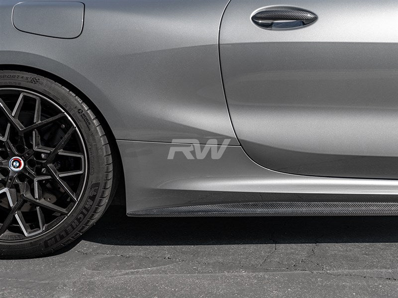 RW Carbon BMW G14 G15 F91 F92 Coupe/Vert Perf Style CF Side Skirts-Exterior-Silicon Valley Bimmer