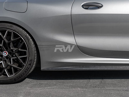 RW Carbon BMW G14 G15 F91 F92 Coupe/Vert Perf Style CF Side Skirts-Exterior-Silicon Valley Bimmer