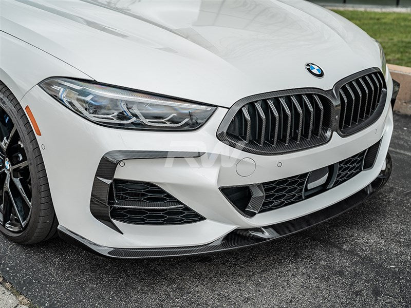 RW Carbon BMW G14 G15 G16 8-Series 3D Style CF Front Lip-Exterior-Silicon Valley Bimmer