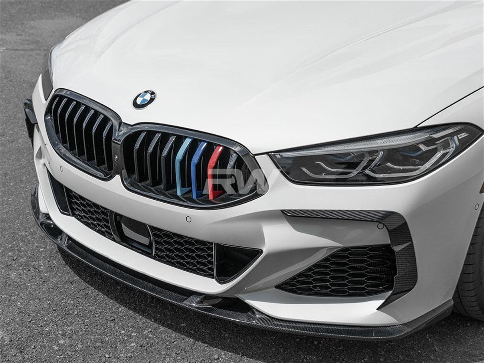 RW Carbon BMW G14 G15 G16 8-Series 3D Style CF Front Lip-Exterior-Silicon Valley Bimmer
