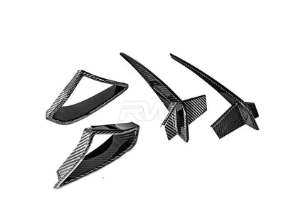 RW Carbon BMW G14 G15 G16 8 Series CF Fog Light Trims-Exterior-Silicon Valley Bimmer