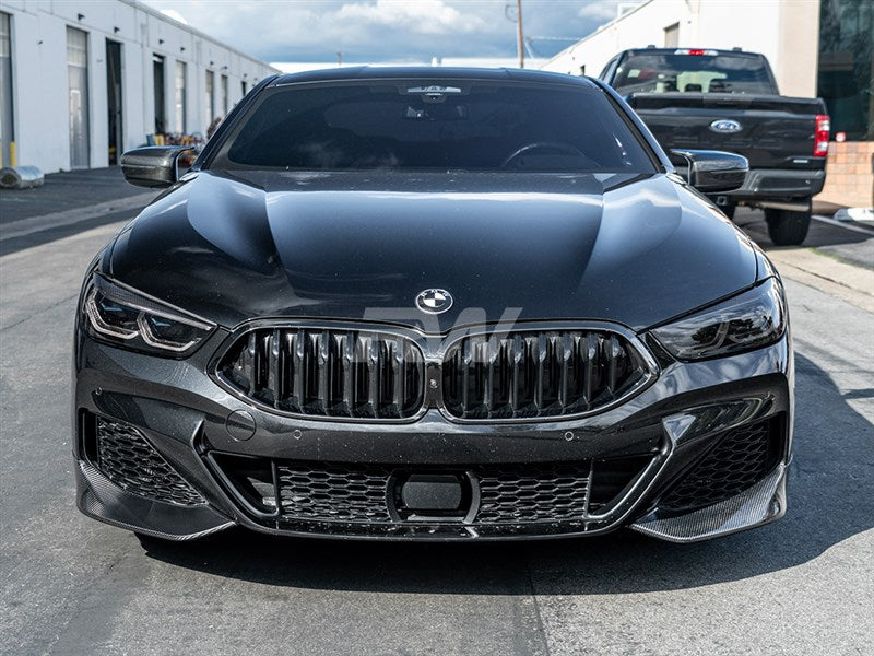 RW Carbon BMW G14 G15 G16 8 Series Carbon Fiber Front Splitters-Exterior-Silicon Valley Bimmer