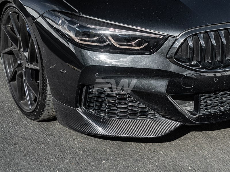 RW Carbon BMW G14 G15 G16 8 Series Carbon Fiber Front Splitters-Exterior-Silicon Valley Bimmer
