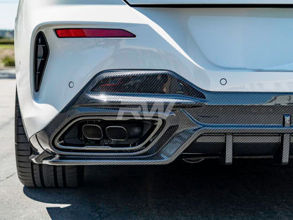 RW Carbon BMW G14 G15 G16 SQ Style CF Rear Diffuser-Exterior-Silicon Valley Bimmer