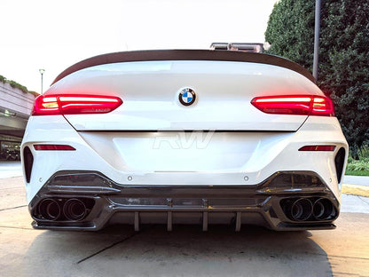 RW Carbon BMW G14 G15 G16 SQ Style CF Rear Diffuser-Exterior-Silicon Valley Bimmer