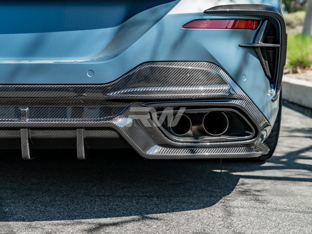 RW Carbon BMW G14 G15 G16 SQ Style CF Rear Diffuser-Exterior-Silicon Valley Bimmer
