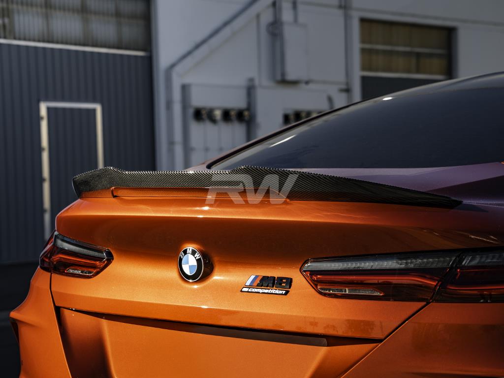 RW Carbon BMW G16 F93 Gran Coupe GTX CF Trunk Spoiler-Exterior-Silicon Valley Bimmer