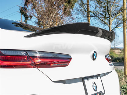 RW Carbon BMW G16 F93 Gran Coupe GTX CF Trunk Spoiler-Exterior-Silicon Valley Bimmer